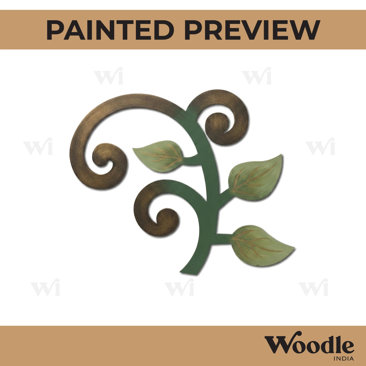 Leaves Cutout MDF Design 11