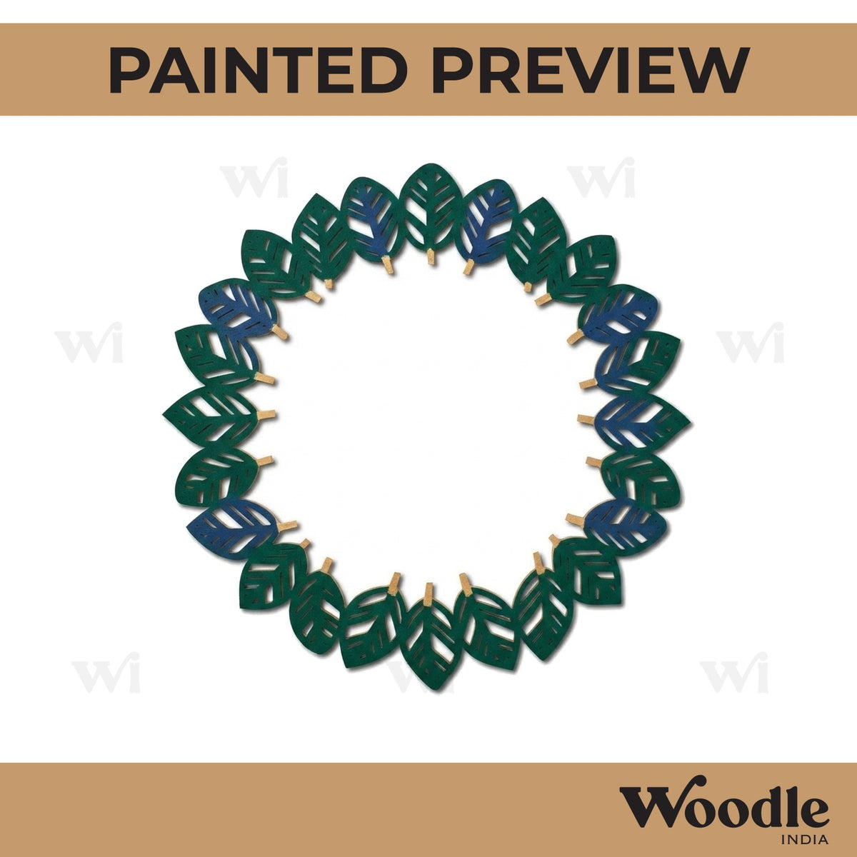 Leaves Cutout MDF Design 13