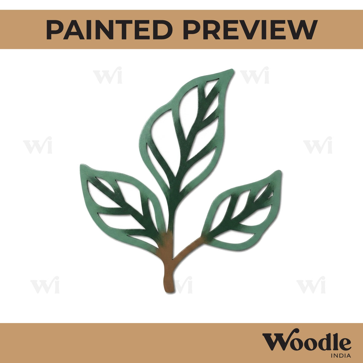 Leaves Cutout MDF Design 15