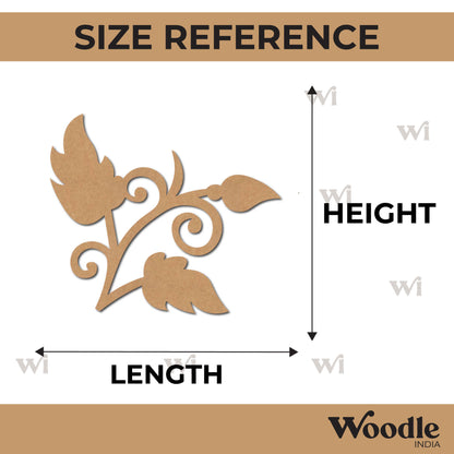 Leaves Cutout MDF Design 2
