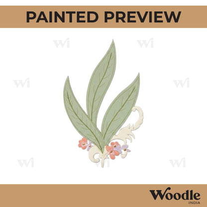 Leaves Pre Marked Base MDF Design 1
