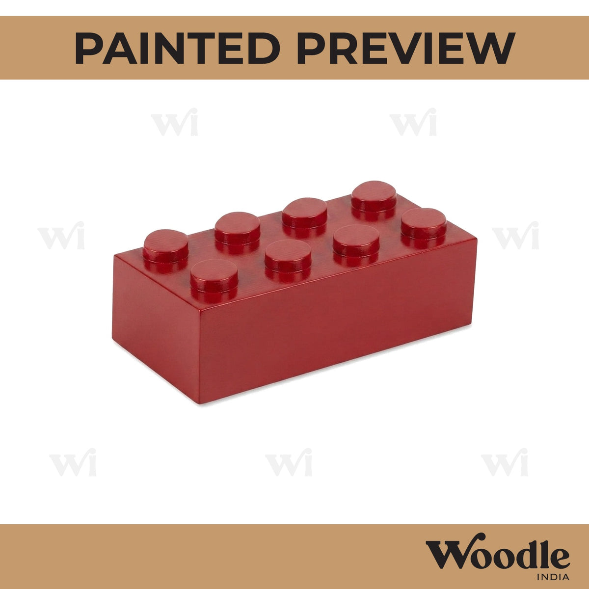 Lego Block Pre Marked MDF Design 1