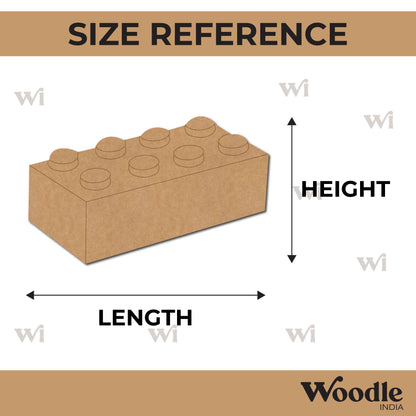 Lego Block Pre Marked MDF Design 1