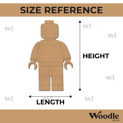 Lego Human Pre Marked MDF Design 1