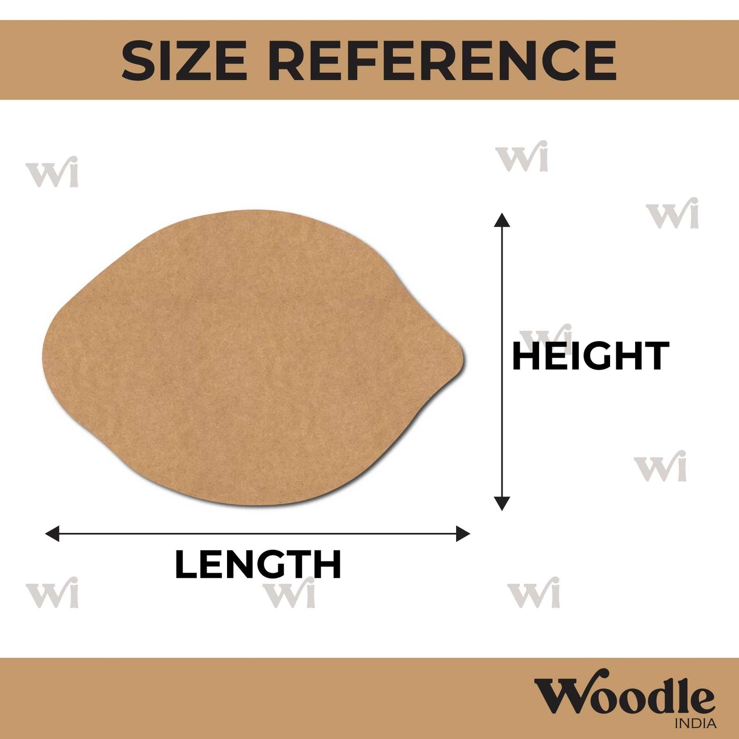 Lemon Cutout MDF Design 1