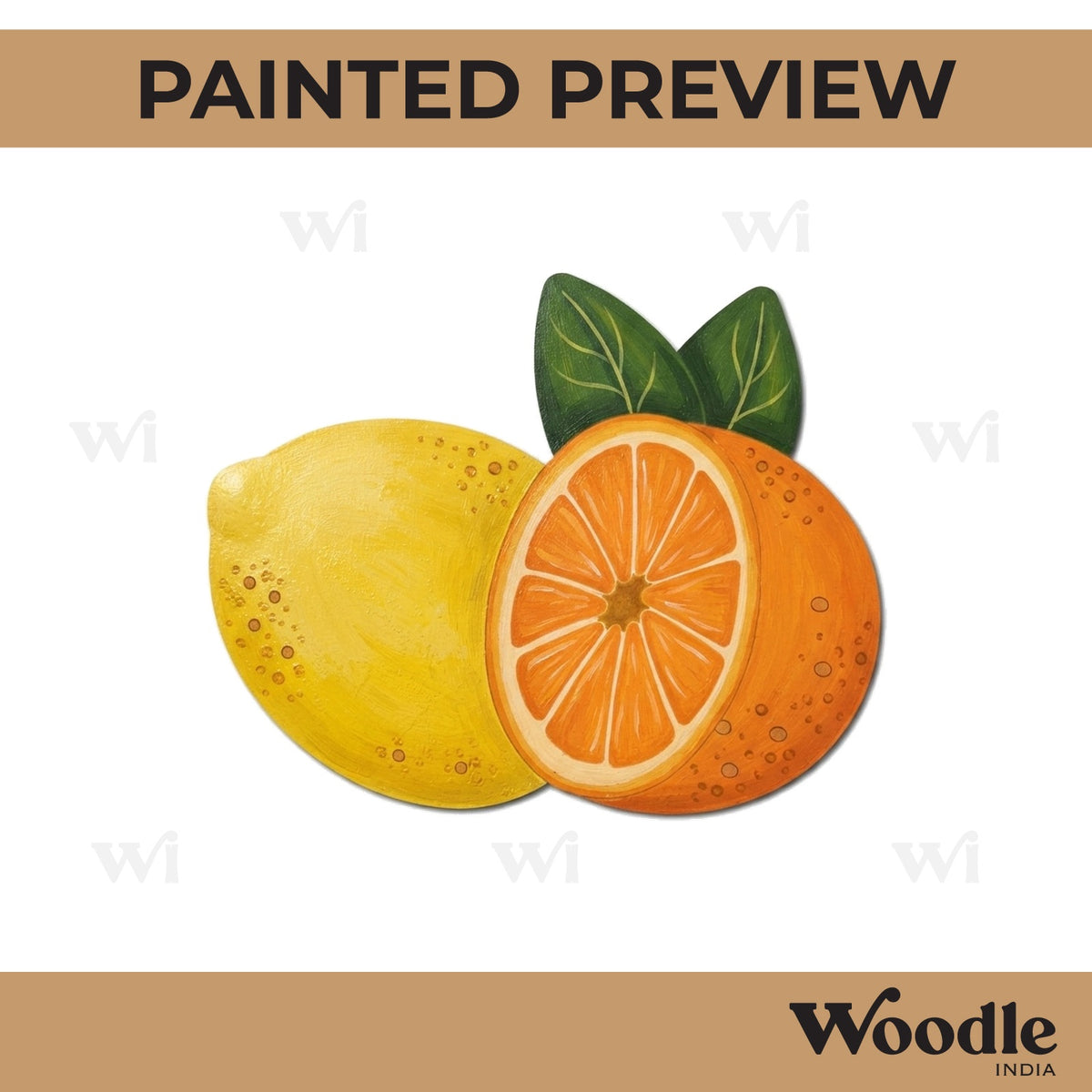 Lemon Pre Marked MDF Design 3