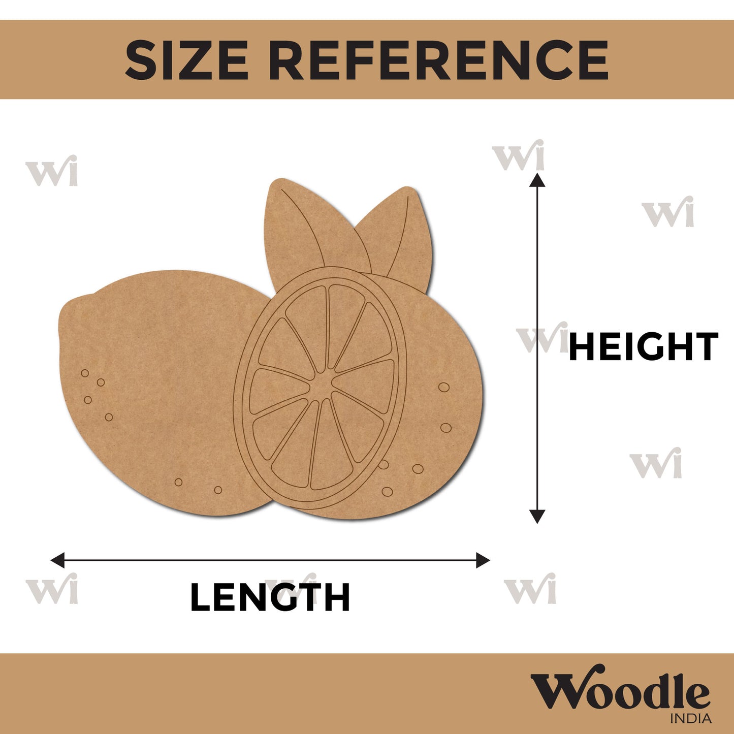 Lemon Pre Marked MDF Design 3