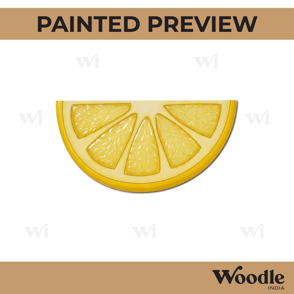 Lemon Pre Marked MDF Design 1