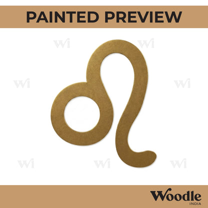 Leo Zodiac Sign Cutout MDF Design 2