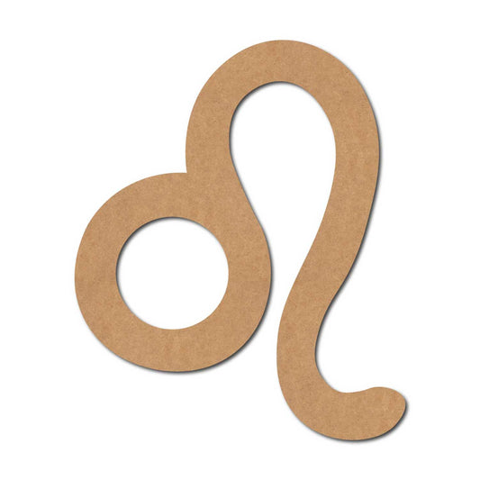 Leo Zodiac Sign Cutout MDF Design 2