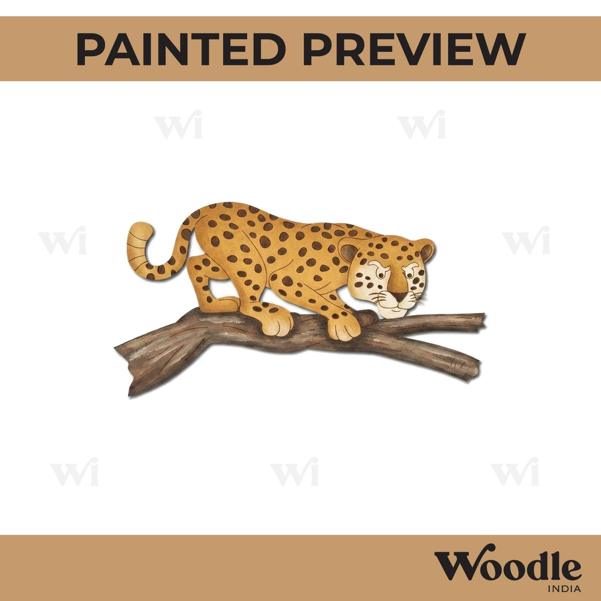 Leopard Pre Marked MDF Design 2