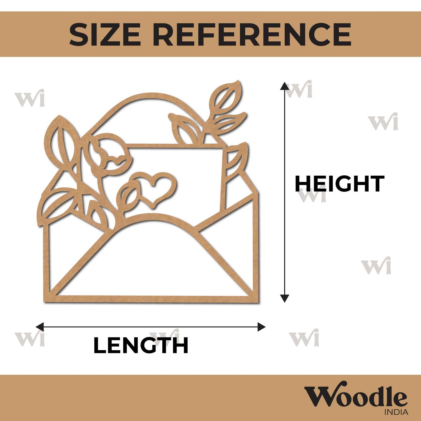 Letter Cutout MDF Design 1