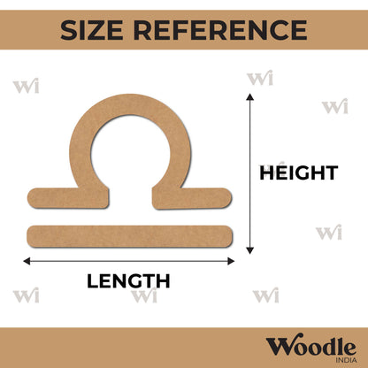 Libra Zodiac Sign Cutout MDF Design 2