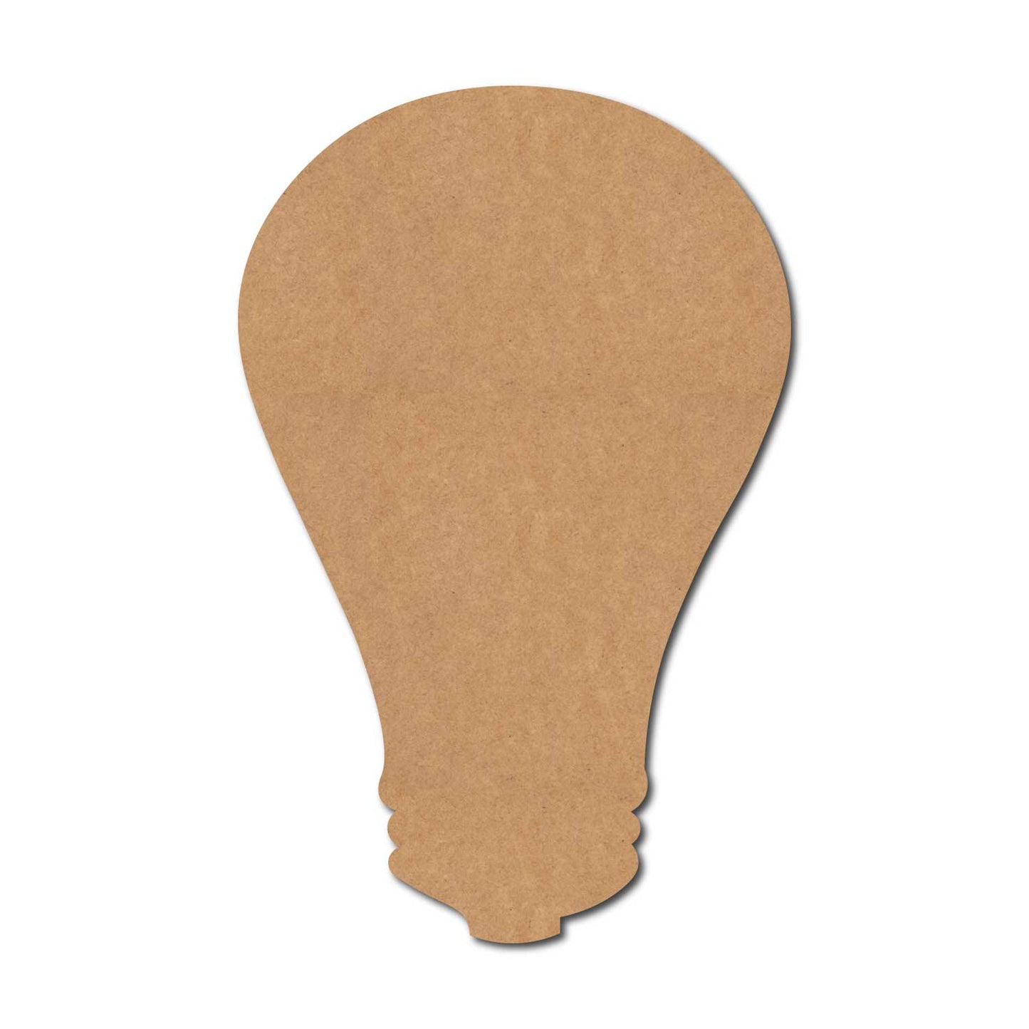 Light Bulb Cutout MDF Design 1