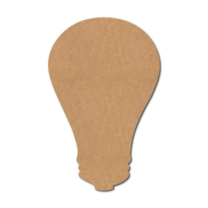 Light Bulb Cutout MDF Design 1