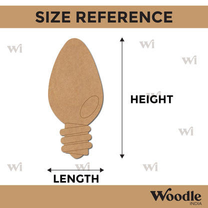 Light Bulb Pre Marked MDF Design 1