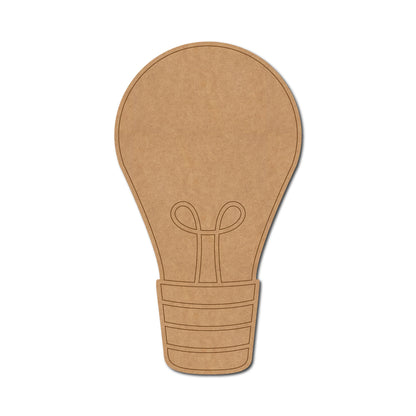 Light Bulb Pre Marked MDF Design 2