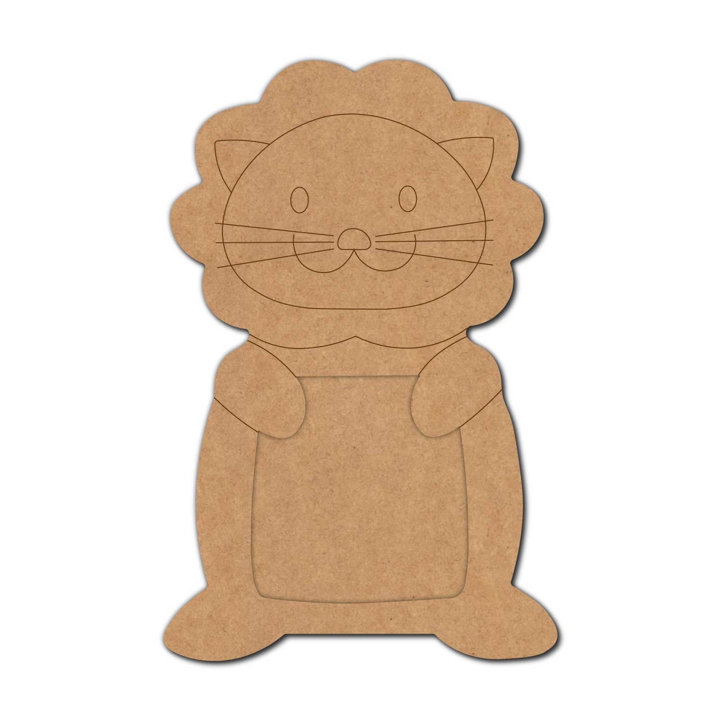 Lion Frame Pre Marked MDF Design 1