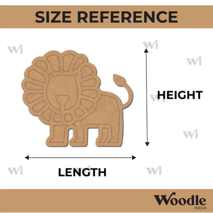 Lion Mosaic Art MDF Design 1