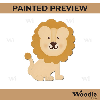 Lion Pre Marked MDF Design 1
