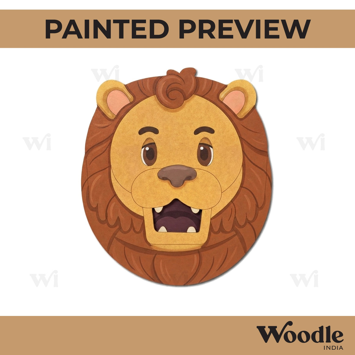 Lion Pre Marked MDF Design 10