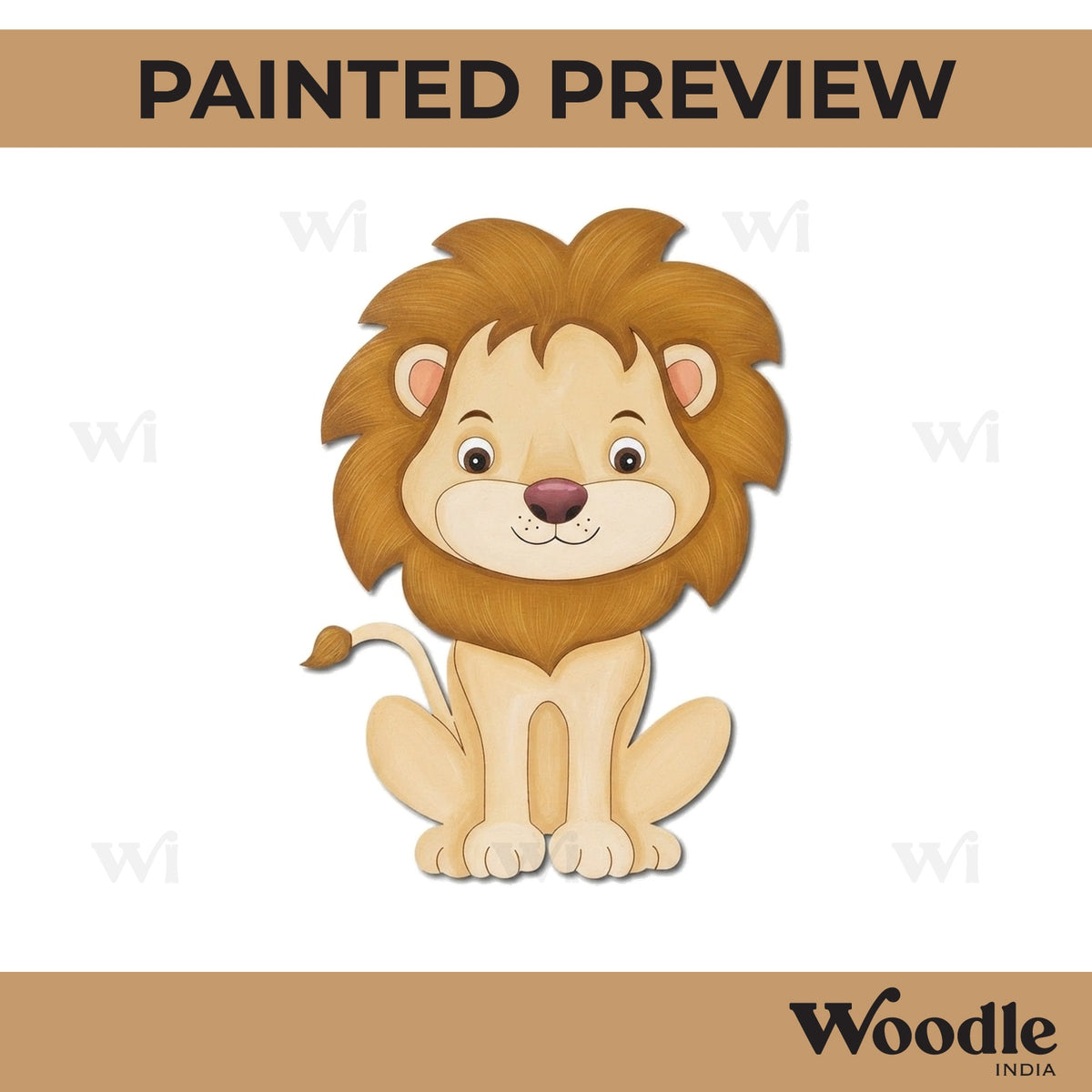 Lion Pre Marked MDF Design 11