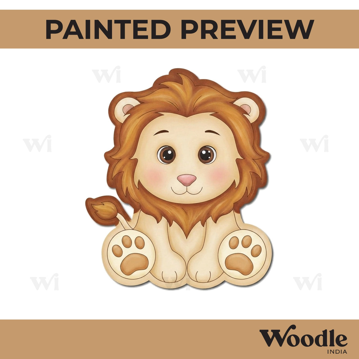 Lion Pre Marked MDF Design 12