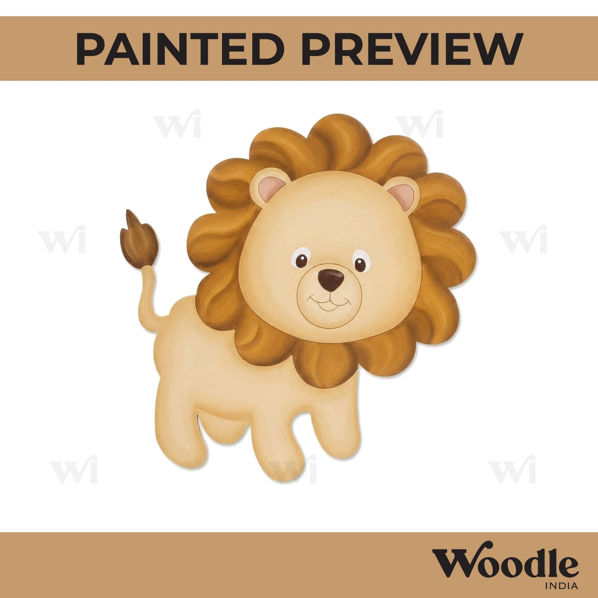 Lion Pre Marked MDF Design 17