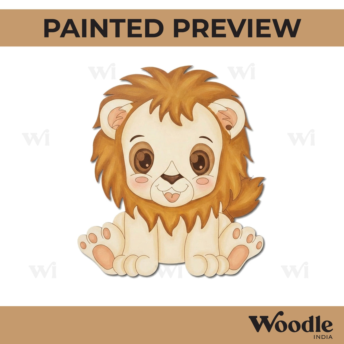 Lion Pre Marked MDF Design 19