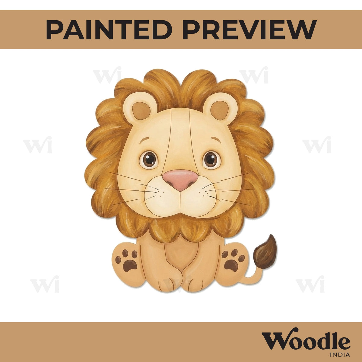 Lion Pre Marked MDF Design 20