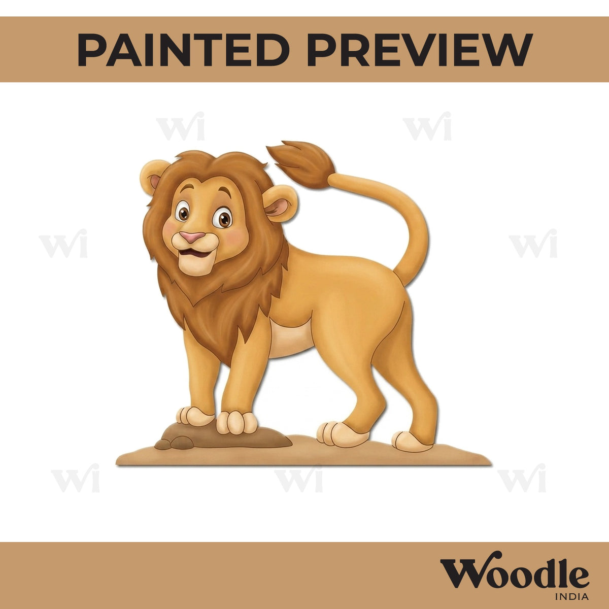 Lion Pre Marked MDF Design 4