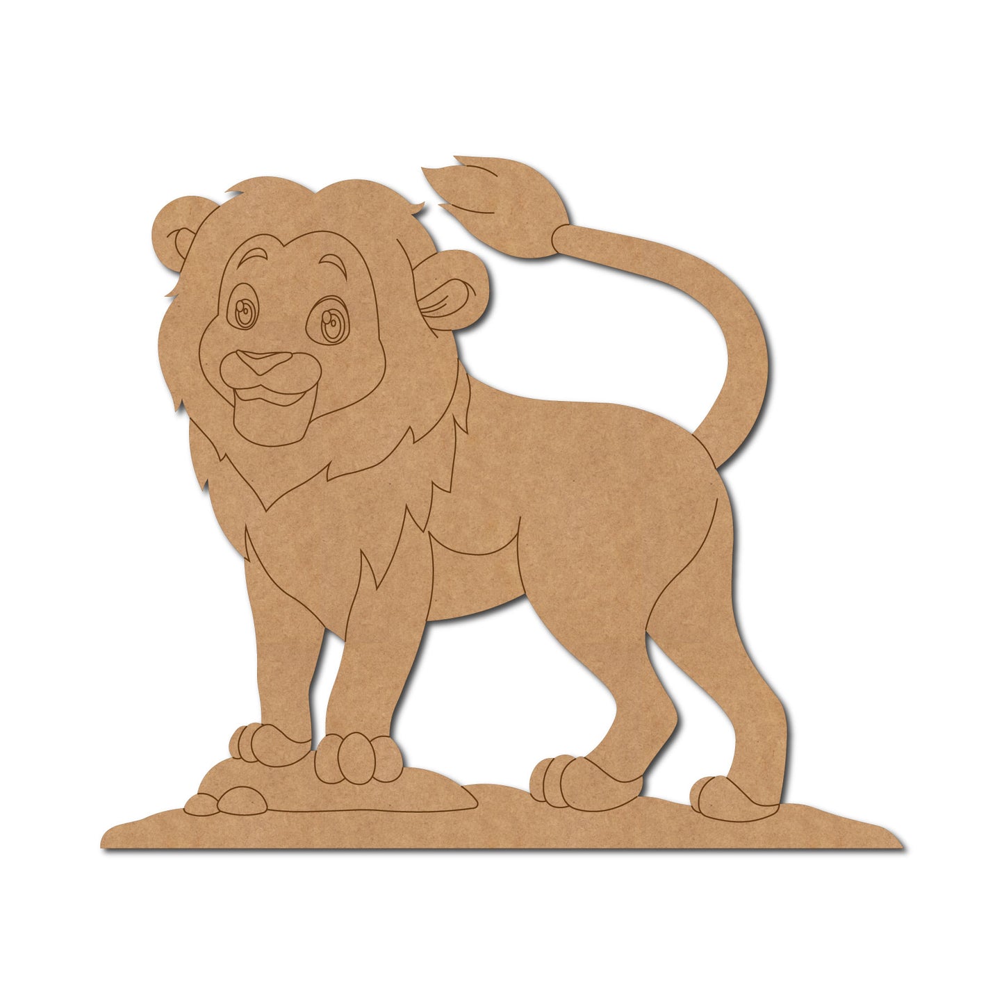 Lion Pre Marked MDF Design 4