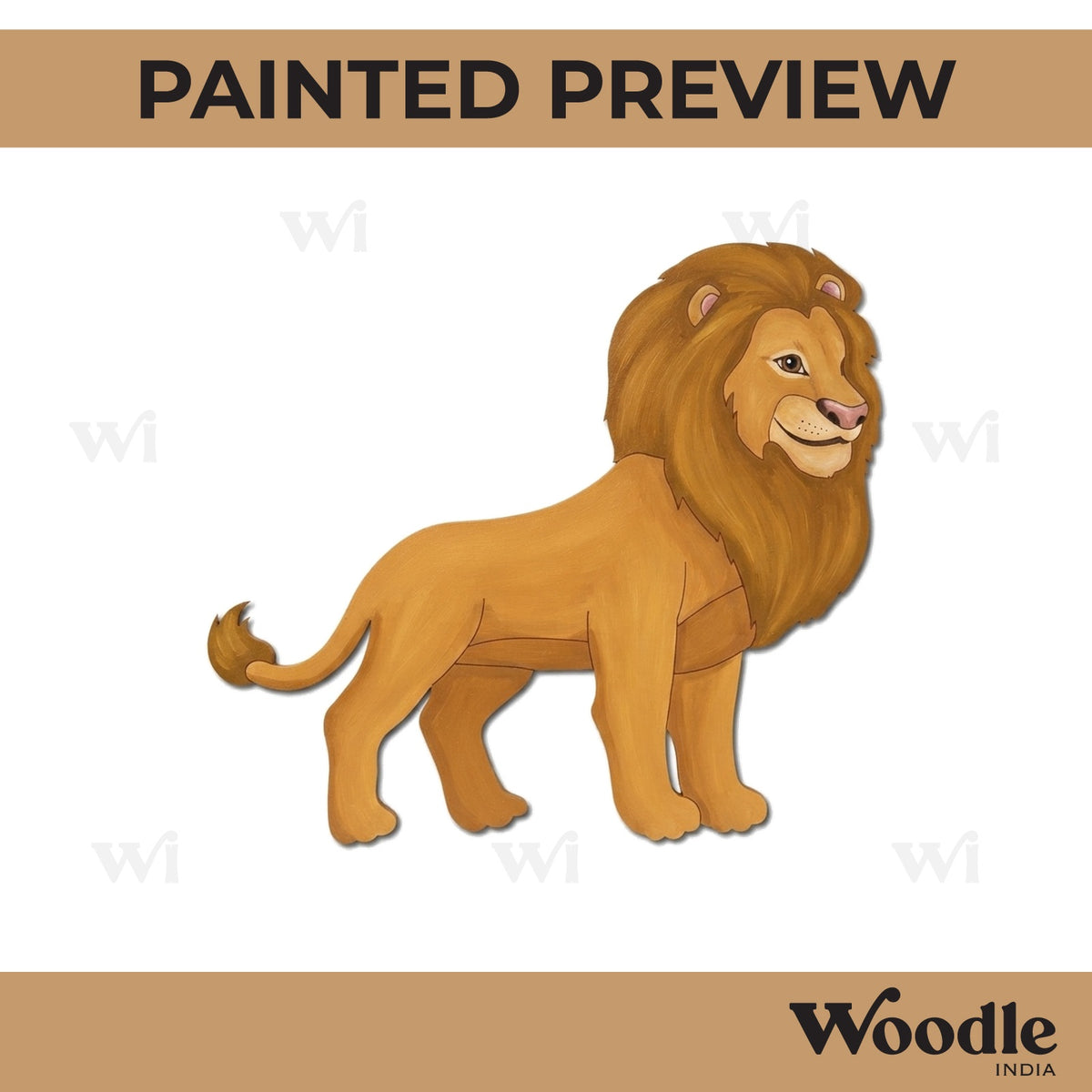 Lion Pre Marked MDF Design 5