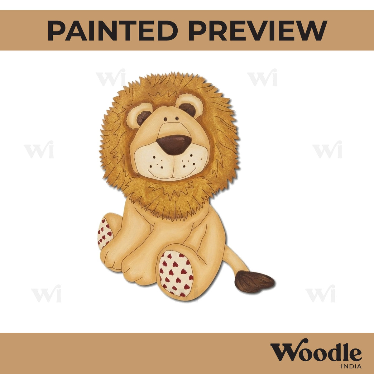Lion Pre Marked MDF Design 8