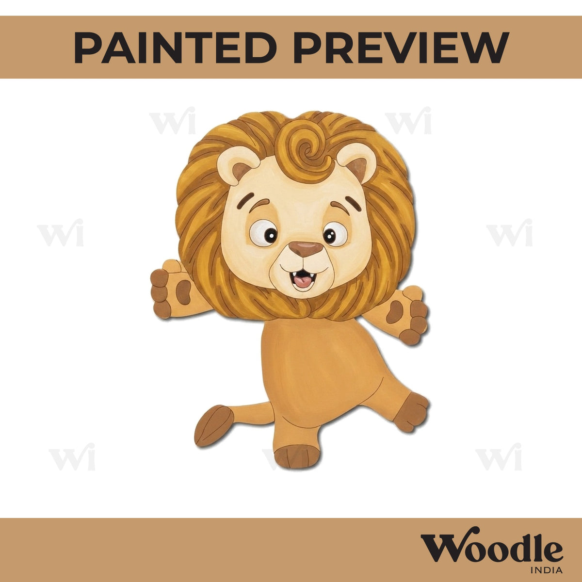 Lion Pre Marked MDF Design 9