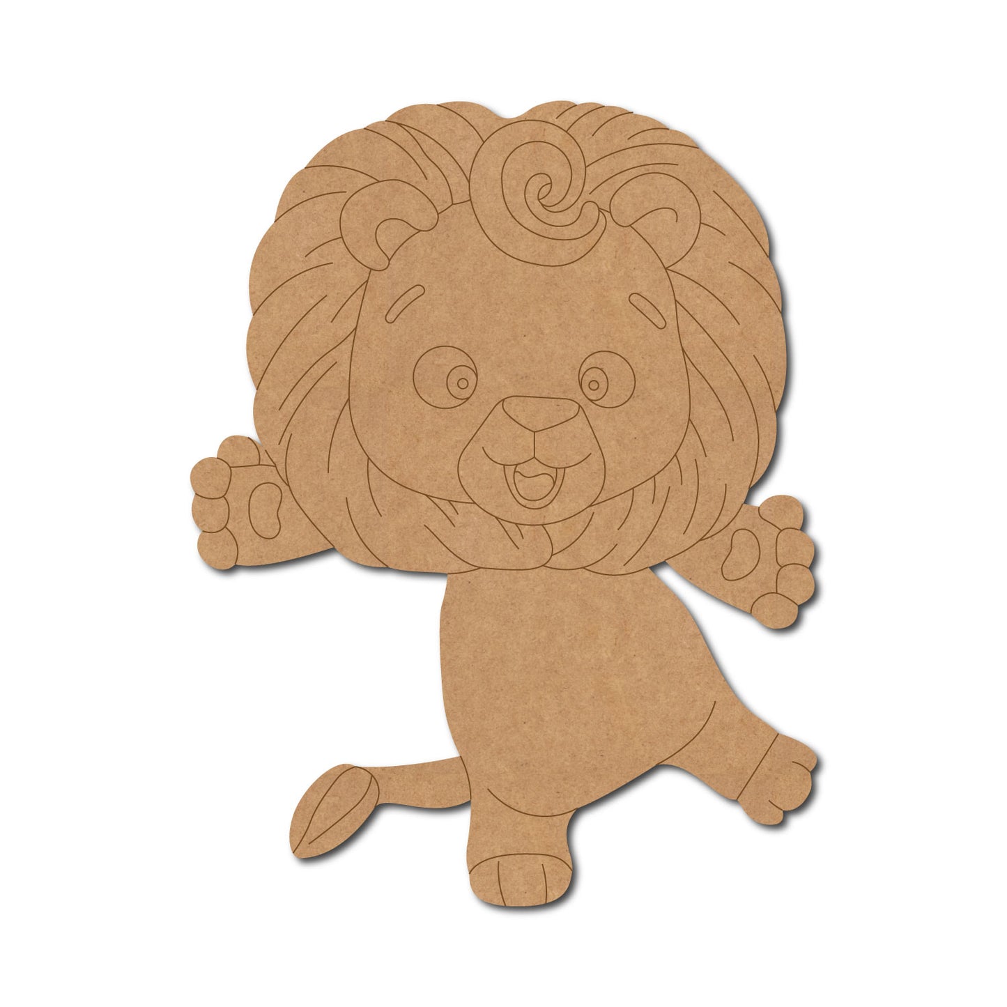 Lion Pre Marked MDF Design 9
