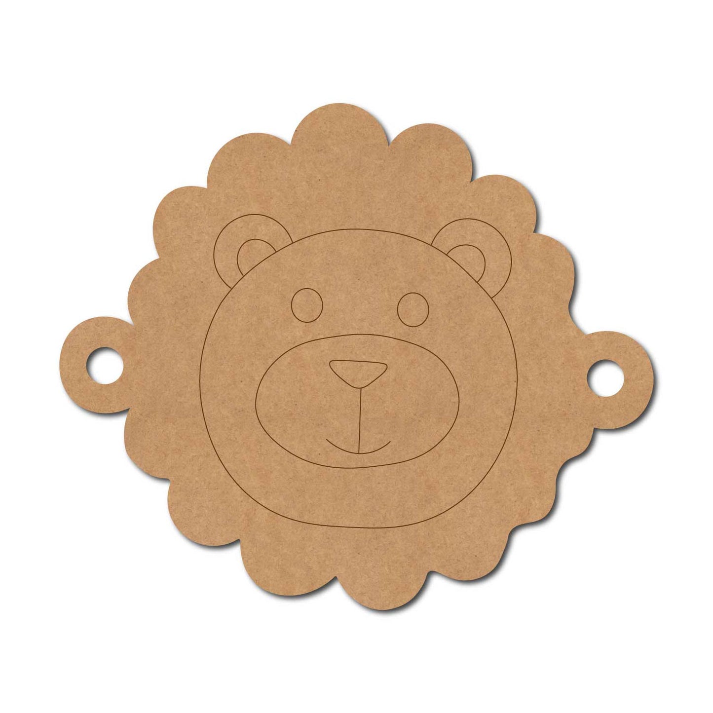 Lion Rakhi Pre Marked MDF Design 1