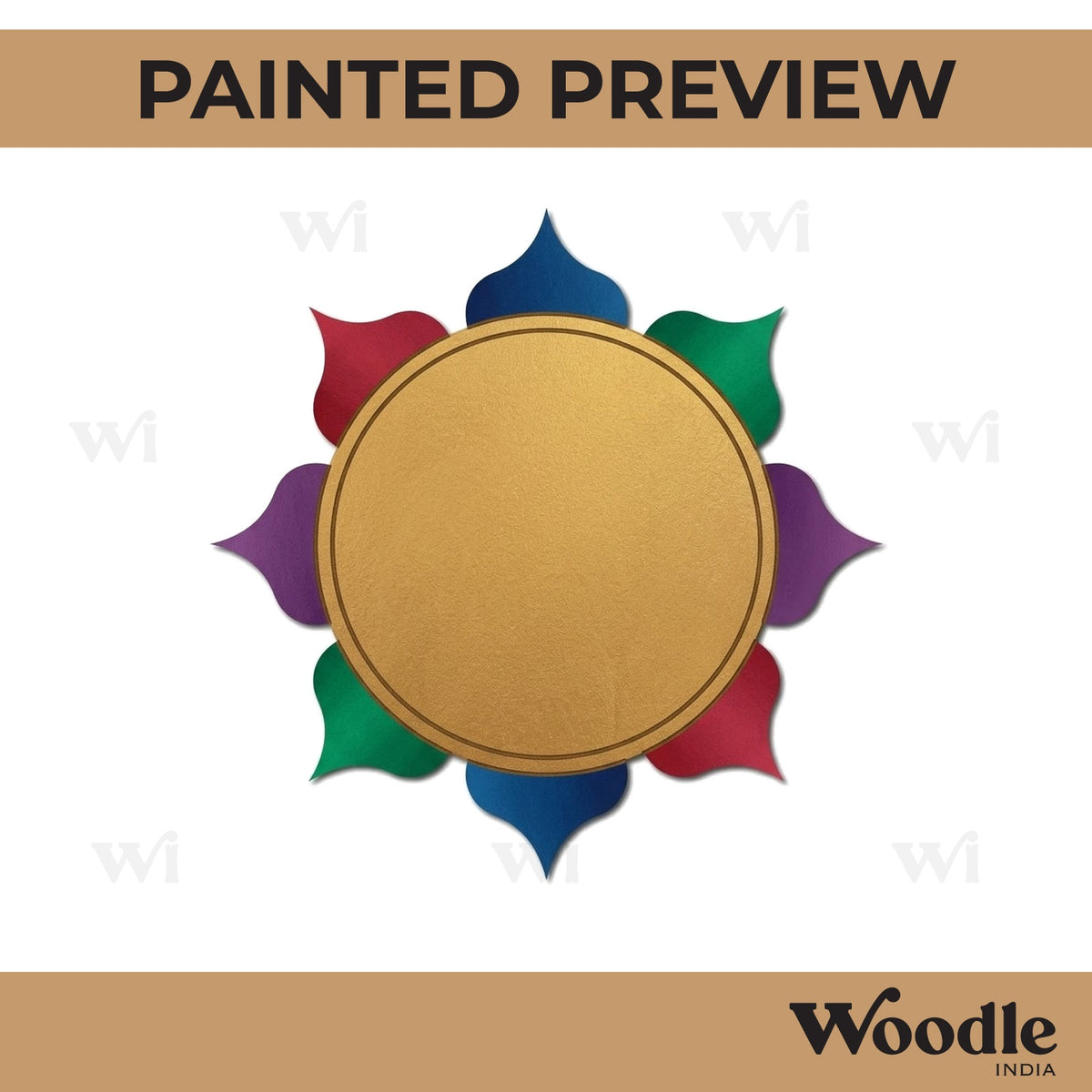 Lippan Art Pre Marked Base MDF Design 2