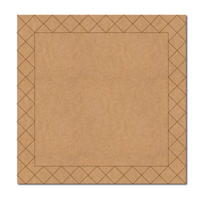Lippan Art Pre Marked Square MDF Design 1