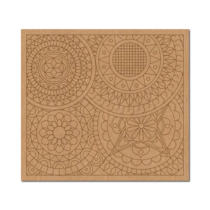 Lippan Mandala Pre Marked Base MDF Design 1