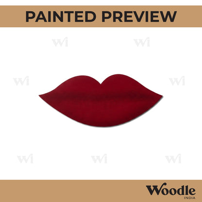 Lips Cutout MDF Design 1