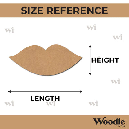 Lips Cutout MDF Design 1