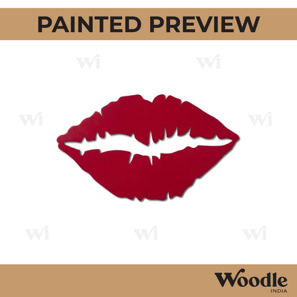 Lips Cutout MDF Design 2
