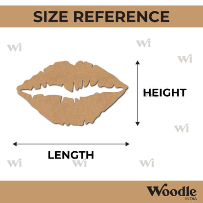 Lips Cutout MDF Design 2
