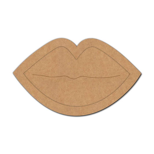 Lips Two Layered Base MDF Design 1