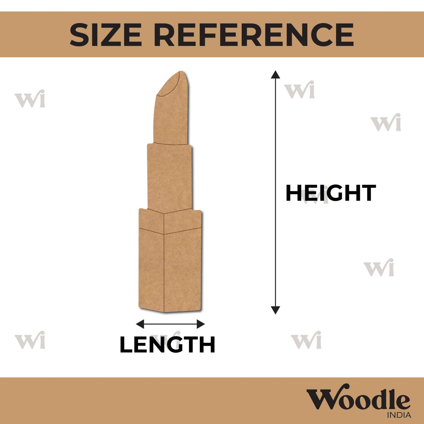 Lipstick Pre Marked MDF Design 1