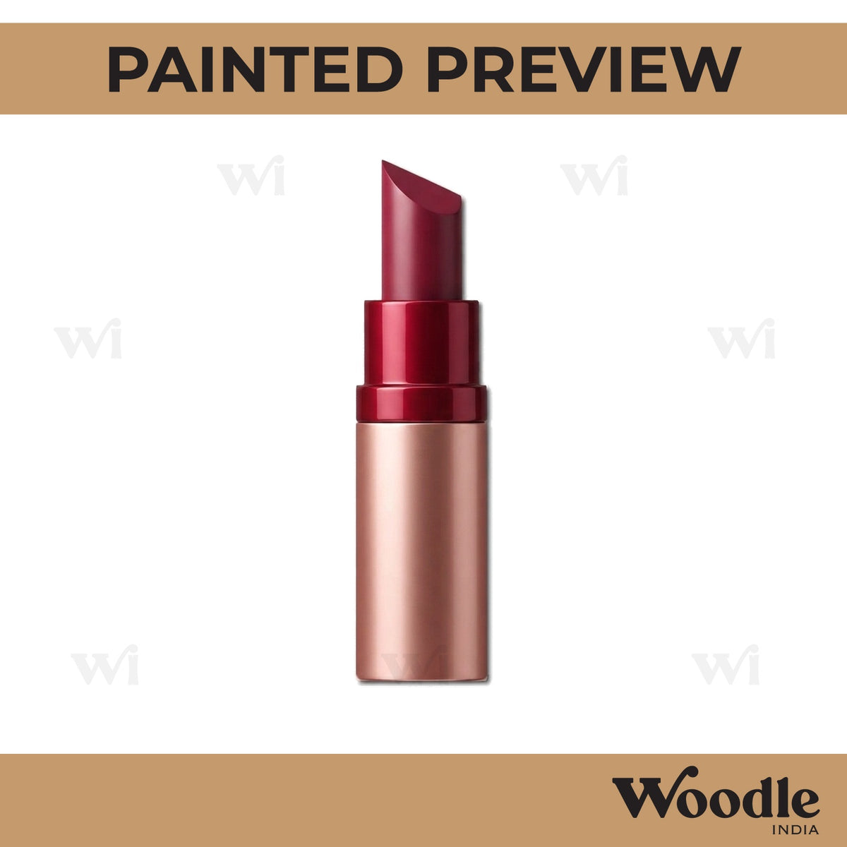 Lipstick Cutout MDF Design 2