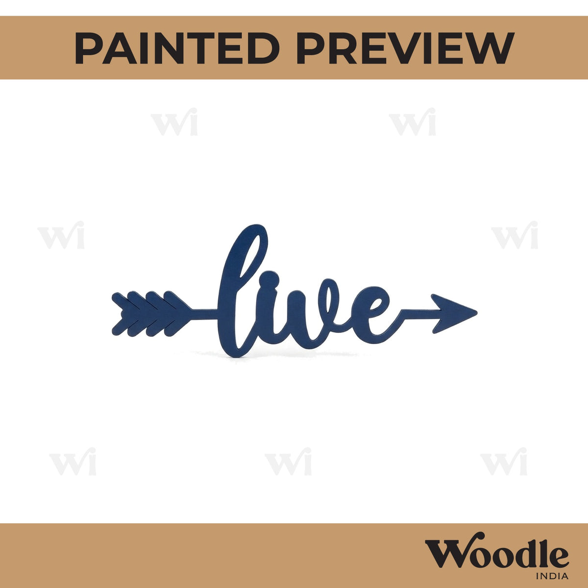 Live Arrow Pre Marked MDF Design 1