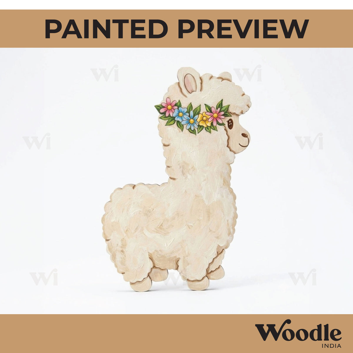 Llama Pre Marked MDF Design 2