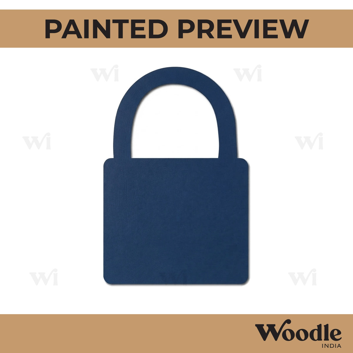 Lock Cutout MDF Design 1